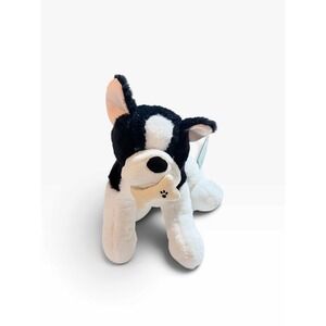 Nwt Walgreens Hug Me Black & White Boston Terrier Frenchie Stuffed Plush 20"